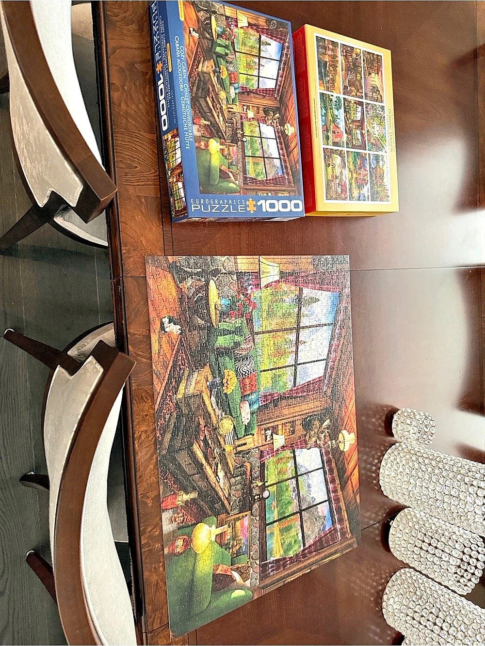 EuroGraphics Cozy Cabin 1000-Piece Jigsaw Puzzle Multicolor Puzzle